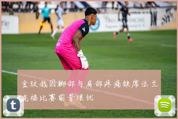 金玟哉因脚部与肩部疼痛缺席法兰克福比赛前景堪忧